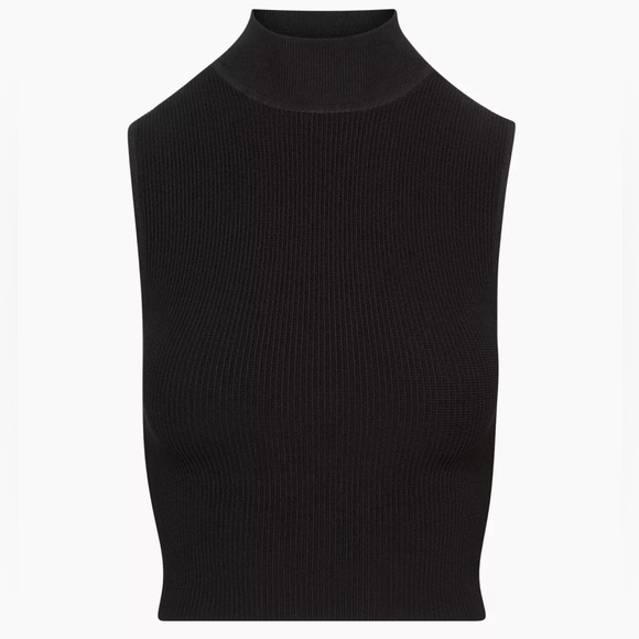 NWT Babaton Sculpt Knit Mockneck Tank - S - Picture 4 of 6